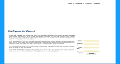 Desktop Screenshot of caniaqua.com